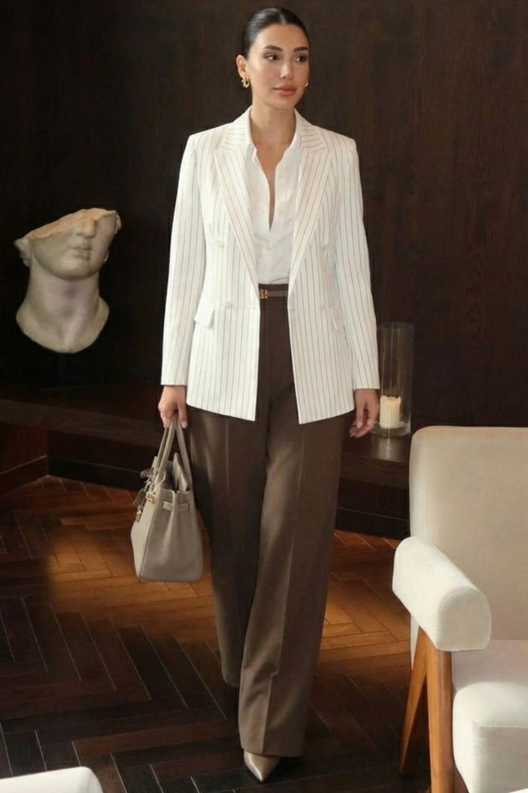 BLAZER ALFAITARIA RISCA DE GIZ