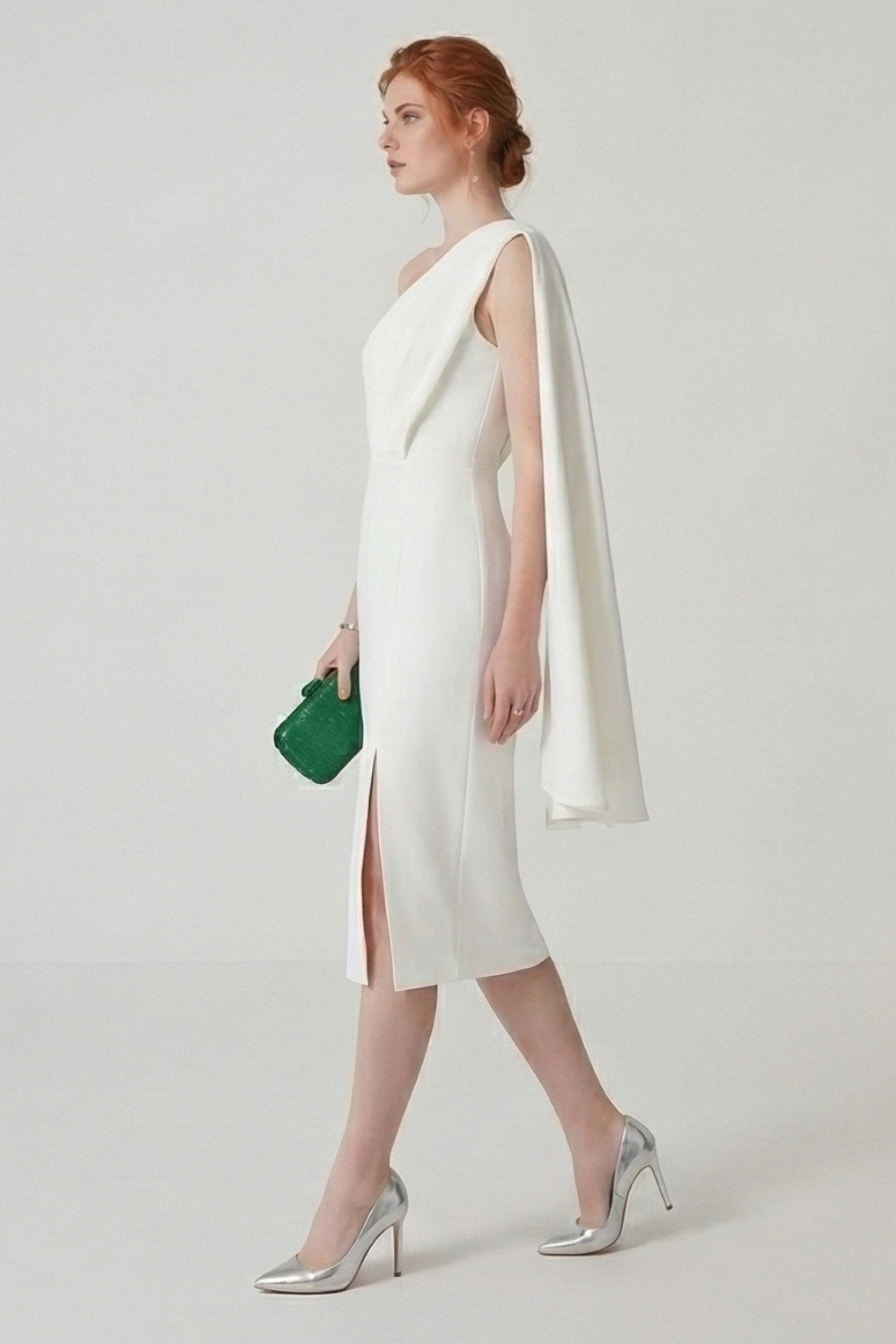 VESTIDO MIDI ALFAIATARIA 