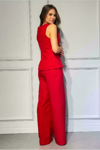 CONJUNTO ALFAIATARIA  COLETE C/ CALÇA 