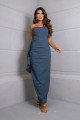 VESTIDO LONGUETE ALFAIATARIA