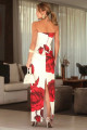 VESTIDO LONGO ALFAIATARIA ESTAMPADO