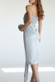 VESTIDO MIDI CETIM