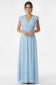VESTIDO LONGO CHIFFON LISO