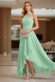 VESTIDO LONGO CHIFFON C/ FAIXA