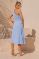 CONJUNTO LIOCEL PLISSADO C/ FIVELA (BLUSA C/ SAIA)