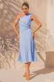 CONJUNTO LIOCEL PLISSADO C/ FIVELA (BLUSA C/ SAIA)