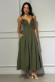 VESTIDO LONGUETE ALFAIATARIA