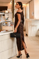 VESTIDO LONGUETE MALHA DEVORE