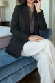 BLAZER ALFAITARIA RISCA DE GIZ