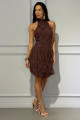 VESTIDO CURTO RENDA