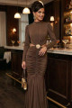 VESTIDO LONGO MALHA C/ FIVELA 