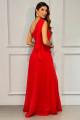 VESTIDO LONGO CHIFFON LISO