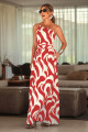 VESTIDO LONGO ALFAIATARIA ESTAMPADO