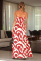 VESTIDO LONGO ALFAIATARIA ESTAMPADO